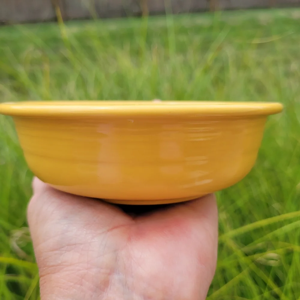 Vintage Fiesta ~ Yellow Fruit Bowl & Single S&P Shaker ~ Fiestaware Made in USA